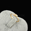 Real 18K Gold Plated Brass Cubic Zirconia Heart Ring RJEW-EE0001-022E-4