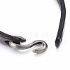 Cowhide Leather Bracelets BJEW-G575-09C-3