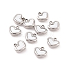 304 Stainless Steel Pendants STAS-D188-07P-1