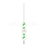 Shell Moon Hanging Ornaments HJEW-P016-01G-D-1