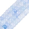 Ombre Effect Dyed Glass Beads Strands X-GLAA-Q106-05A-A15-1