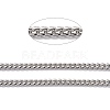 Tarnish Resistant 304 Stainless Steel Cuban Link Chain STAS-B019-02A-P-2