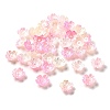Gradient Color Acrylic Bead Caps OACR-Z028-01B-1