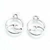 Tibetan Style Alloy Charms X-TIBE-S323-070AS-RS-2