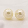 ABS Plastic Imitation Pearl Round Beads X-SACR-S074-20mm-A41-1