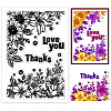 Custom PVC Plastic Clear Stamps DIY-WH0618-0051-1