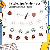 4Pcs 4 Style Paper Banners HJEW-CA0001-27-2
