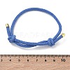 Adjustable Nylon Round Milan Cord Slider Bracelet Making FB-H001-01G-4