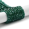 Electroplate Transparent Glass Beads Strands LS-EGLA-A035-T4mm-A18-1
