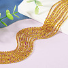 4.8 Yards Iron Rhinestone Cup Chains CH-TA0001-10F-5