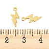 201 Stainless Steel Charms STAS-Z049-03G-3