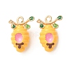 Alloy Enamel Pendants ENAM-F162-02A-02-1
