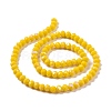 Electroplate Opaque Solid Color Glass Beads Strands LS-EGLA-A034-P4mm-L02-2