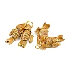 Brass Cloisonne Pendants KK-P251-A01-G-01-2