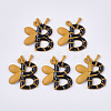 Spray Painted Alloy Pendants PALLOY-N0149-03C-1