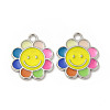 Alloy Enamel Pendants LS-ENAM-B050-04P-01-2