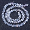 Electroplate Glass Beads Strands X-EGLA-A034-T8mm-B02-2