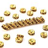 Brass Grade A Rhinestone Spacer Beads RSB036NF-05G-1
