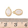 Brass Crushed Ice Cut Cubic Zirconia Pendants KK-D024-24A-G-3