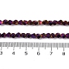 Electroplated Synthetic Non-magnetic Hematite Beads Strands G-A234-G03-01D-4