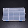 Rectangle PP Plastic Bead Storage Container CON-WH0080-79-1