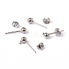 Brass Post Earring Findings EC593-1