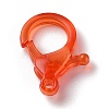 Transparent Plastic Lobster CLaw Clasps KY-H005-A11-2