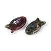 Natural & Synthetic Mixed Gemstone Pendants G-N342-106-3