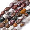 Natural Ocean Jasper Beads Strands G-E483-39B-2