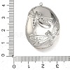 Two Tone 304 Stainless Steel Pendants STAS-K322-18A-GP-3