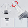 12Pcs 3 Colors PP Plastic Glue Dispensing Bottles AJEW-GO0001-27-3