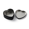 Tinplate Iron Heart Shaped Candle Tins CON-NH0001-02D-3