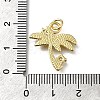 Brass Micro Pave Cubic Zirconia Pendants KK-C090-12G-3