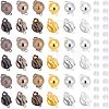 Unicraftale 36Pcs 6 Colors Brass Clip-on Earring Findings KK-UN0001-23-1