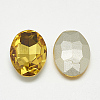 Pointed Back Glass Rhinestone Cabochons RGLA-T080-8x10mm-22-2