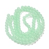 Baking Paint Imitation Jade Glass Round Bead Strands LS-DGLA-Q021-8mm-22-4