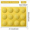 34 Sheets Self Adhesive Gold Foil Embossed Stickers DIY-WH0509-072-2