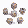 Painted Natural Wood Beads WOOD-T021-51A-05-1