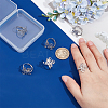 6Pcs Adjustable Brass Ring Components FIND-PH0038-31B-3