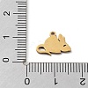 304 Stainless Steel Charms STAS-K272-01D-G-3