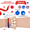 1 Set Mixed Style Acrylic Round Beads Sets SACR-PH0001-52F-2