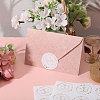 30 Sheets Plastic Self-adhesive Stickers STIC-CA0001-04-4
