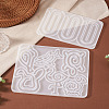 2Pcs 2 Styles Silicone Bookmark Molds DIY-TA0015-10-4