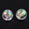 Eco-Friendly Transparent Acrylic Beads PL734-2-1