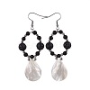 (Jewelry Parties Factory Sale)Spiral Shell Dangle Earrings EJEW-JE02967-1