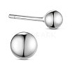 SHEGRACE Rhodium Plated 925 Sterling Silver Stud Earrings JE710A-02-1