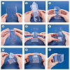 Transparent Plastic PET Box Gift Packaging CON-WH0052-12x12cm-5