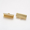 304 Stainless Steel Ribbon Crimp Ends STAS-G187-24G-20mm-2