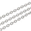 Tarnish Resistant 304 Stainless Steel Cable Chains X-CHS-Q001-15-100m-1