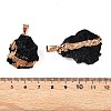 Raw Rough Natural Tourmaline Pendants G-T138-174A-3